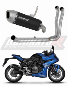Suzuki GSX-8R / 8S 2023 - 2025 Full system Συλλέκτης εξάτμιση σιγαστήρας S6 BLACK + dB killer