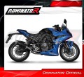 ολοκληρωμένο σύστημα εξάτμισης με τελικό DOMINATOR Full System S6 ΜΑΥΡΟ που ταιριάζει στη μοτοσυκλέτα Suzuki GSX-8S / 8R 2022 - 2024 4