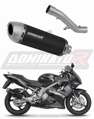 εξάτμιση τελικό DOMINATOR S6 ΜΑΥΡΟ που ταιριάζει στη μοτοσυκλέτα Honda CBR 600 F4i 2001 - 2006