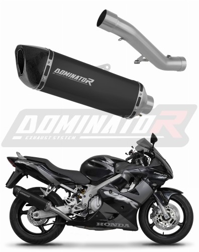 εξάτμιση τελικό DOMINATOR HP6 ΜΑΥΡΟ κατάλληλο για μοτοσυκλέτα Honda CBR 600 F4i 2001 - 2006