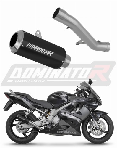 εξάτμιση τελικό DOMINATOR GP ΜΑΥΡΟ κατάλληλο για μοτοσικλέτα Honda CBR 600 F4i 2001 - 2006