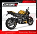 ολοκληρωμένο σύστημα εξάτμισης με τελικό DOMINATOR Full System HP8 ΜΑΥΡΟ κατάλληλο για μοτοσυκλέτα Triumph Street Triple 765 RS 2024 - 2025