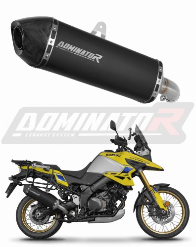 εξάτμιση τελικό DOMINATOR HP7 ΜΑΥΡΟ κατάλληλο για τη μοτοσυκλέτα Suzuki V-Strom 1050 DE 2023 - 2025