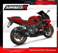εξάτμιση τελικό DOMINATOR S6 ΜΑΥΡΟ για μοτοσυκλέτα Honda CBR 600 F4i Sport 2001 - 2006 3