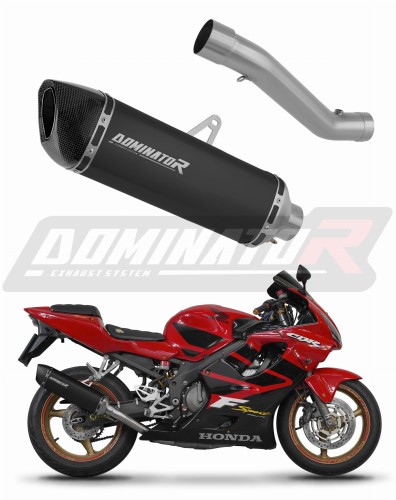 εξάτμιση τελικό DOMINATOR HP6 BLACK κατάλληλο για μοτοσυκλέτα Honda CBR 600 F4i Sport 2001 - 2006