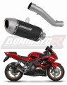 εξάτμιση τελικό DOMINATOR S6 Shorty ΜΑΥΡΟ για μοτοσυκλέτα Honda CBR 600 F4i Sport 2001 - 2006