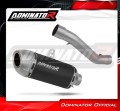 εξάτμιση τελικό DOMINATOR S6 Shorty ΜΑΥΡΟ για μοτοσυκλέτα Honda CBR 600 F4i Sport 2001 - 2006 2