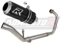 complete exhaust system with muffler DOMINATOR Full System GP BLACK fits to Honda CBR 150 R 2011  2016 2
