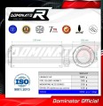 εξάτμιση τελικό DOMINATOR GP ΜΑΥΡΟ κατάλληλο για μοτοσυκλέτα Honda CB 600F HORNET 1998 - 2002 3
