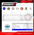 εξάτμιση τελικό DOMINATOR GP CZARNY κατάλληλο για μοτοσυκλέτα Suzuki SV 650 2016 - 2023 3