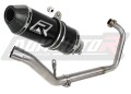 πλήρες σύστημα εξάτμισης με τελικό DOMINATOR Full System HP3 ΜΑΥΡΟ κατάλληλο για μοτοσυκλέτα Honda CBR 125 R 2011 - 2018 2