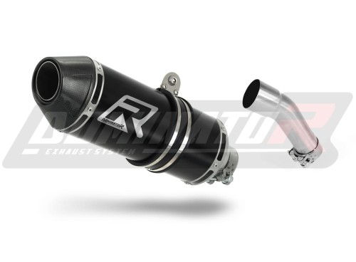 εξάτμιση τελικό DOMINATOR HP3 ΜΑΥΡΟ για μοτοσυκλέτα Kawasaki ZX250R 2008 - 2012 2