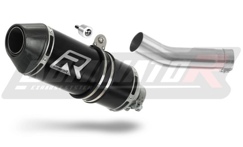 εξάτμιση τελικό DOMINATOR HP3 ΜΑΥΡΟ για μοτοσυκλέτα Triumph STREET TRIPLE 675 R / S / RS 2013 - 2016 2