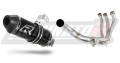 complete exhaust system with muffler DOMINATOR Full System HP3 BLACK fits to Yamaha XSR 900 2016  2021