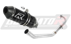 Yamaha YZF R125 2008 - 2013 Ολόκληρο σύστημα Χταπόδι εξάτμιση σιγαστήρας HP3 BLACK + dB killer