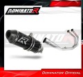 complete exhaust system with muffler DOMINATOR Full System HP3 BLACK fits to Yamaha YZFR3 300 2015  2018 2