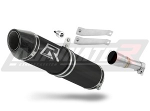 Hyosung GD 250 Exiv εξάτμιση τελικό HP2 BLACK + dB killer