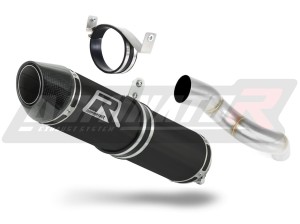 Kawasaki ZX6R 636 2005 - 2006 εξάτμιση τελικό HP2 BLACK + dB killer