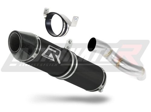 εξάτμιση τελικό DOMINATOR HP2 ΜΑΥΡΟ για τη μοτοσυκλέτα Kawasaki ZX6R 636 2005 - 2006