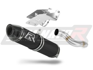 Kawasaki ZX6R 636 2007 - 2008 εξάτμιση τελικό HP2 BLACK + dB killer
