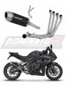 complete exhaust system with muffler DOMINATOR Full System S6 BLACK fits to Honda CBR 650 R / EClutch 2024  2025 6