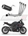 πλήρες σύστημα εξάτμισης με σιλανσιέ DOMINATOR Full System GP BLACK κατάλληλο για μοτοσυκλέτα Honda CB 650 R / E-Clutch 2024 - 2025 6