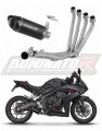 complete exhaust system with muffler DOMINATOR Full System HP8 BLACK fits to Honda CB 650 R / EClutch 2024  2025 6
