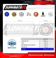 εξάτμιση σιγαστήρας DOMINATOR GP ΜΑΥΡΟ κατάλληλο για τη μοτοσυκλέτα Husqvarna Svartpilen 401 2020 - 2023 2