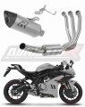 πλήρες σύστημα εξάτμισης με σιλανσιέ DOMINATOR Full System Τιτανίου HP8 κατάλληλο για τη μοτοσυκλέτα CF MOTO 675 SR-R 2024 - 2026