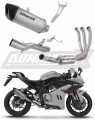 πλήρες σύστημα εξάτμισης με σιλανσιέ DOMINATOR Full System Τιτανίου HP6 κατάλληλο για τη μοτοσυκλέτα CF MOTO 675 SR-R 2024 - 2026