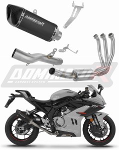 CF MOTO 675 SR-R 2024 - 2026 Ολόκληρο σύστημα Χταπόδι εξάτμιση τελικό HP6 BLACK + dB killer