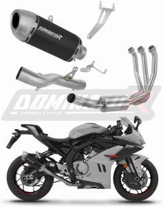 CF MOTO 675 SR-R 2024 - 2026 Ολόκληρο σύστημα Χταπόδι εξάτμιση τελικό S6 BLACK + dB killer