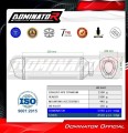 πλήρες σύστημα εξάτμισης με σιλανσιέ DOMINATOR Full System Τιτανίου HP6 κατάλληλο