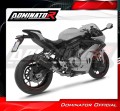 ολοκληρωμένο σύστημα εξάτμισης με τελικό DOMINATOR Full System HP6 ΜΑΥΡΟ κατάλληλο για τη μοτοσυκλέτα CF MOTO 675 SR-R 2024 - 2026 4