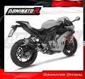 ολοκληρωμένο σύστημα εξάτμισης με τελικό DOMINATOR Full System S6 ΜΑΥΡΟ κατάλληλο για τη μοτοσυκλέτα CF MOTO 675 SR-R 2024 - 2026 4