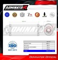 εξάτμιση σιγαστήρας DOMINATOR Εγκεκριμένος Οβάλ κατάλληλος για μοτοσυκλέτα Suzuki GSXF 650 2007 - 2016 6