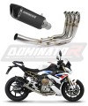 πλήρες σύστημα εξάτμισης με τελικό DOMINATOR Full System HP6 ΜΑΥΡΟ κατάλληλο για τη μοτοσυκλέτα BMW S1000R 2021 - 2026