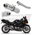 exhaust muffler DOMINATOR homologated road legal ROUND fits to Suzuki GSXF 750 1998  2006