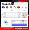 εξάτμιση σιγαστήρας DOMINATOR Εγκεκριμένος Οβάλ κατάλληλος για μοτοσυκλέτα GSF 600 BANDIT 1995 - 1999 5