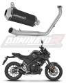 ολοκληρωμένο σύστημα εξάτμισης με τελικό DOMINATOR Full System OV G2 ΜΑΥΡΟ κατάλληλο για μοτοσυκλέτα Yamaha MT 125 2021 - 2024