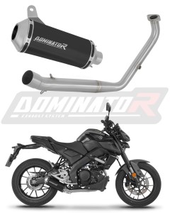Yamaha MT 125 2021 - 2024 Full system Χταπόδι εξάτμιση τελικό OV G2 BLACK + dB killer