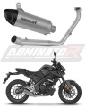 ολοκληρωμένο σύστημα εξάτμισης με τελικό DOMINATOR Full System Τιτανίου HP8 κατάλληλο για μοτοσυκλέτα Yamaha MT 125 2021 - 2024