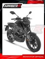 kompletny układ wydechowy z tłumikiem DOMINATOR Full System OV G2 CZARNY pasujący do motocykla Yamaha MT 125 2021 - 2024 6