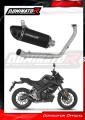 πλήρες σύστημα εξάτμισης με σιγαστήρα DOMINATOR Full System HP8 ΜΑΥΡΟ κατάλληλο για τη μοτοσυκλέτα Yamaha MT 125 2021 - 2024 2