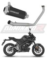 ολοκληρωμένο σύστημα εξάτμισης με τελικό DOMINATOR Full System OV G2 ΜΑΥΡΟ κατάλληλο για τη μοτοσυκλέτα Yamaha MT 125 2020