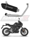 complete exhaust system with muffler DOMINATOR Full System HP8 BLACK fits to Yamaha MT 125 2020