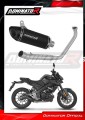 kompletny układ wydechowy z tłumikiem DOMINATOR Full System HP8 CZARNY pasujący do motocykla Yamaha MT 125 2020  2
