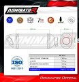 kompletny układ wydechowy z tłumikiem DOMINATOR Full System Tytanowy HP8 pasujący do mo