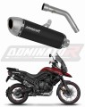 εξάτμιση σιγαστήρας DOMINATOR S6 ΜΑΥΡΟΣ κατάλληλος για μοτοσικλέτα Triumph Tiger 800 XCA 2018 - 2020