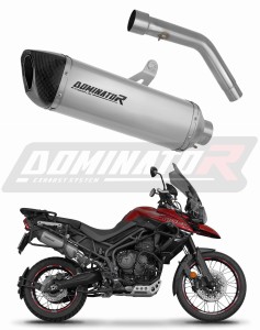 Triumph Tiger 800 XCA 2018 - 2020 εξάτμιση σιγαστήρας τιτανίου HP6 + dB killer
